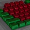 BI-COLOR FULLY RED &amp; DARK GREEN SET