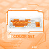 Bi-Color Orange &amp; White Set Low Profile