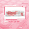 Bi-Color Pink &amp; White Set Low Profile