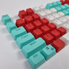 Set Tri-Color Fully Teal/Red/White