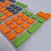 Set Tri-Color Pudding Orange/Grey/Green